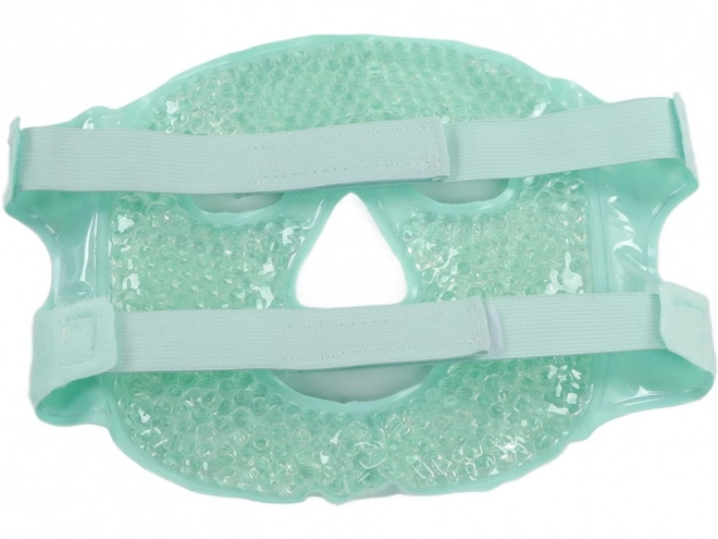 Masque facial de refroidissement gel chauffant yeux relx – verte