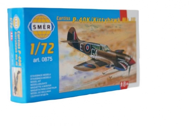 Maquette d'avion Curtiss P-40 K Kittyhawk MK.3