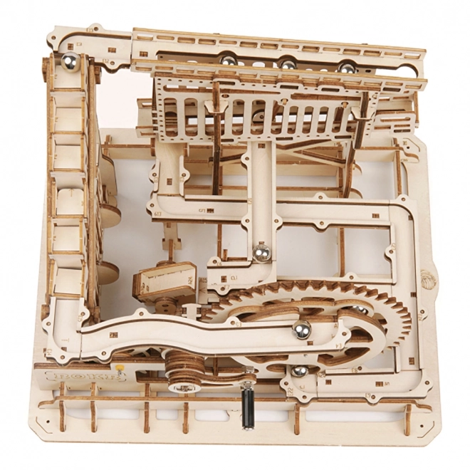 Trappes Équipe de Billes en Marbre - Piste de Billes - Kit de Construction en Bois 3D