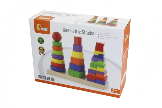 Puzzle en bois pyramide