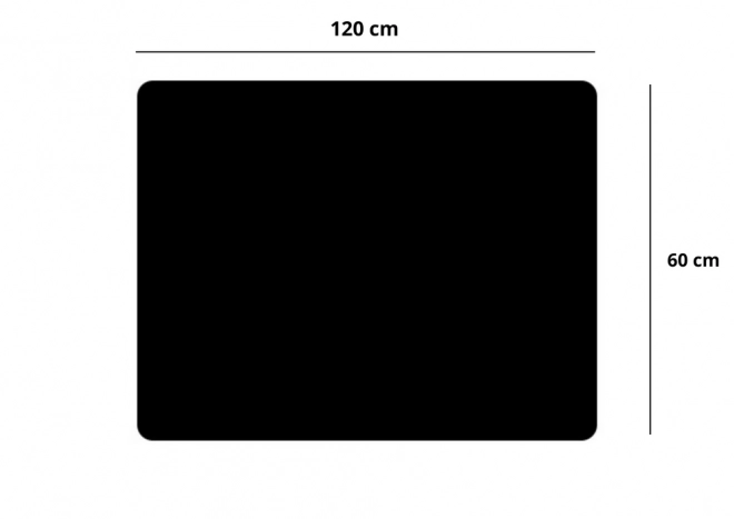 Grand tapis de bureau pour souris et clavier 120 x 60 cm