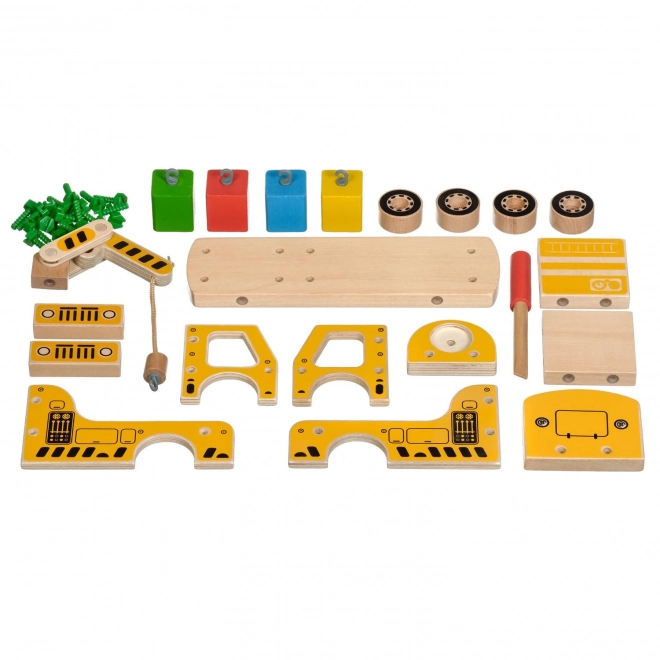 Grue en bois - set de construction Lucy & Leo