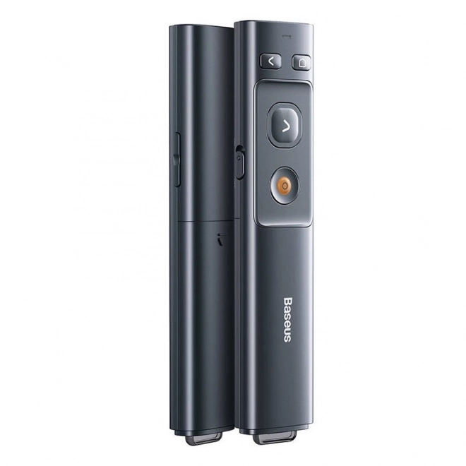 Baseus Orange Dot Télécommande multifonctionnelle pour présentations, avec pointeur laser - gris