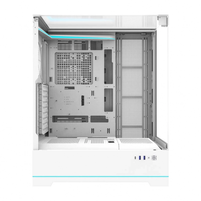 Boîtier de PC Darkflash DY450L blanc