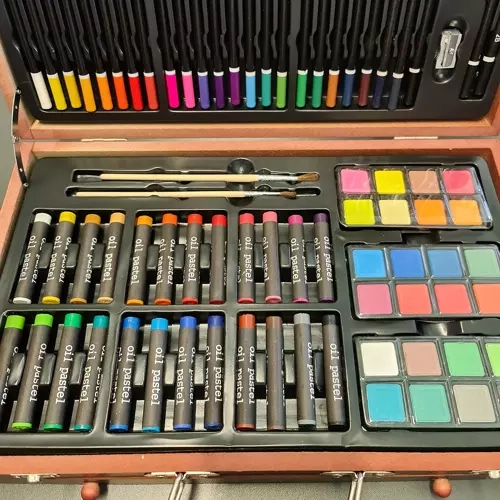Ensemble de peinture dans une mallette - 128 pièces Maaleo 21644