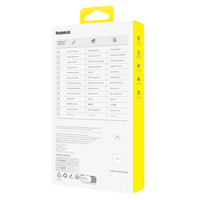 Verre trempé Baseus 0,3 mm pour iPhone 15 Pro