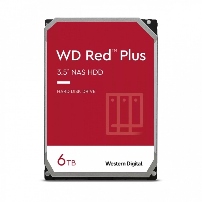 WD Red Plus 6TB Disque Dur 3,5"