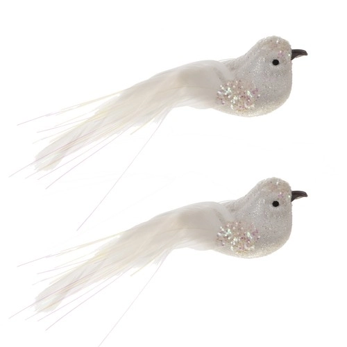 Décorations de Noël pour sapin - oiseaux 2 pièces. Ruhhy 22338