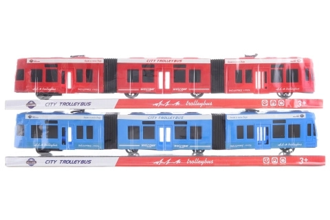 Trolleybus en plastique pour enfants