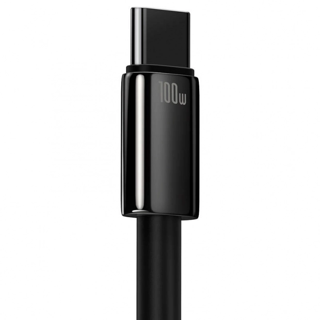 Câble Baseus Tungsten Gold USB vers USB-C, 100 W, 2 m noir