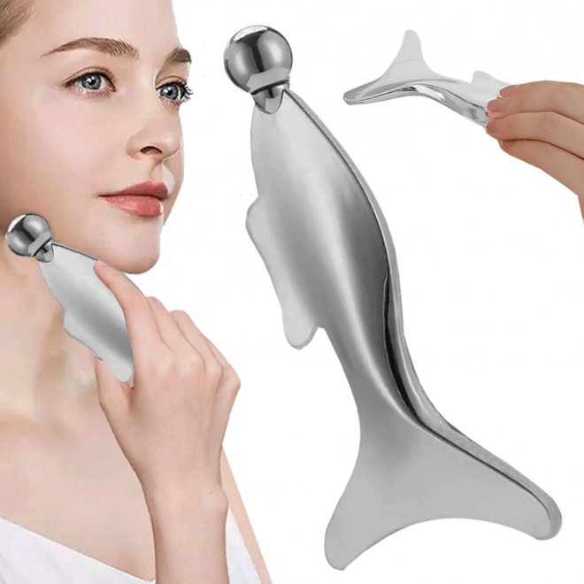 Rouleau de massage en acier inoxydable