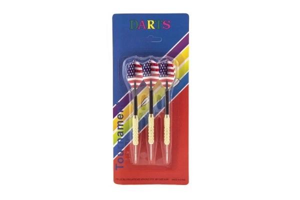 Fléchettes métalliques 15 cm, set de 3 pcs