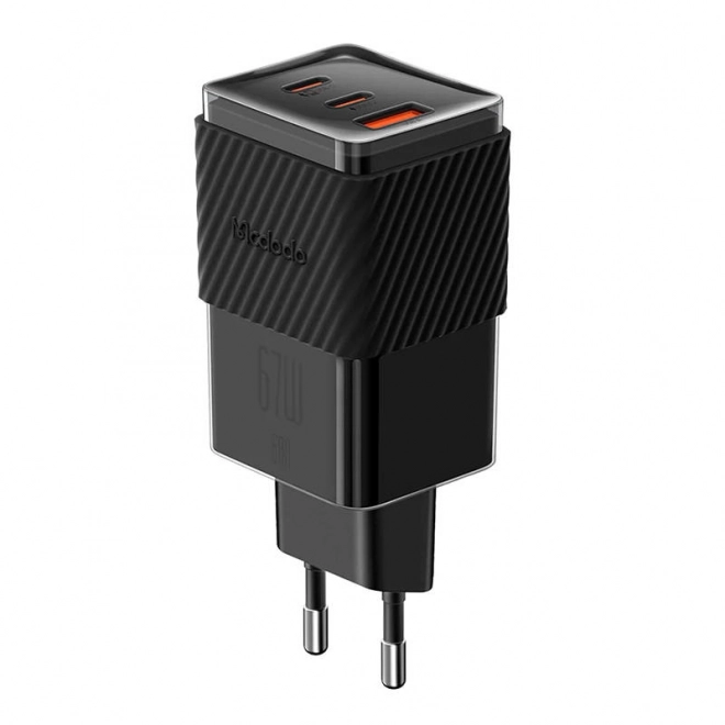 Chargeur GaN 65W Mcdodo avec 2x USB-C et USB-A