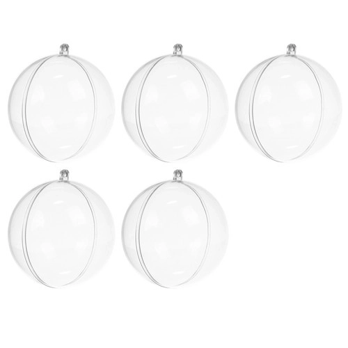 Décorations transparentes 10cm - ensemble de 5 pièces Ruhhy 22276