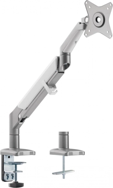 Support d’écran ergonomique à ressort à gaz Gris