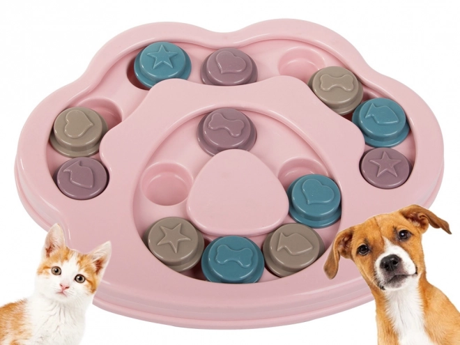 Jouet éducatif pour chiens - jeu logique avec friandise