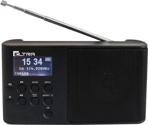 Radio portable ULA DAB+ noir
