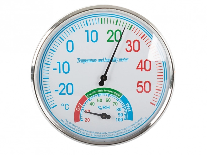 Hygromètre d'intérieur analogique avec thermomètre