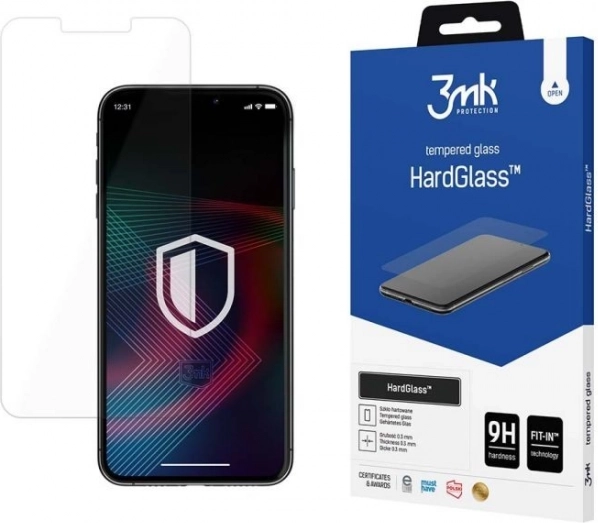 Verre trempé HardGlass pour iPhone 13/13 Pro/14