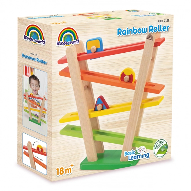 Piste en bois arc-en-ciel Wonderworld