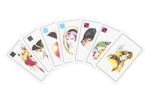 Jeu de société Černý Petr cartes dans une boîte en carton 6x9cm