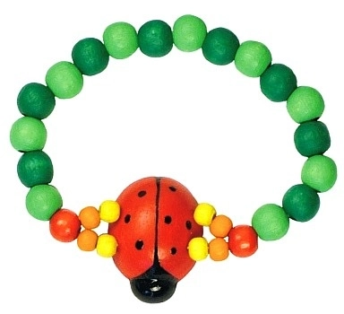 Bracelet pour enfants avec coccinelle