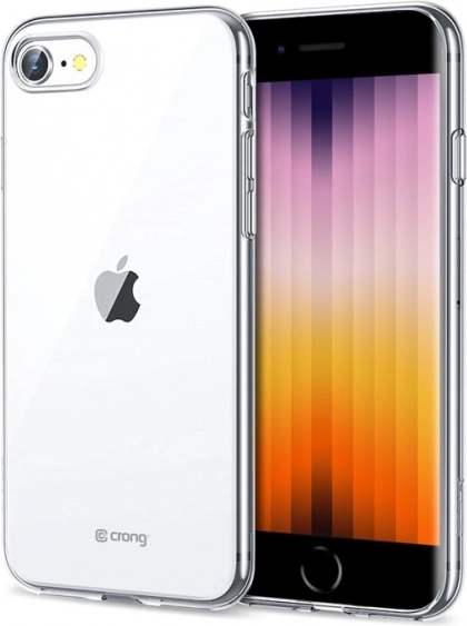 crong crystal slim coque transparente pour iphone se (2022/2020) / 8 / 7