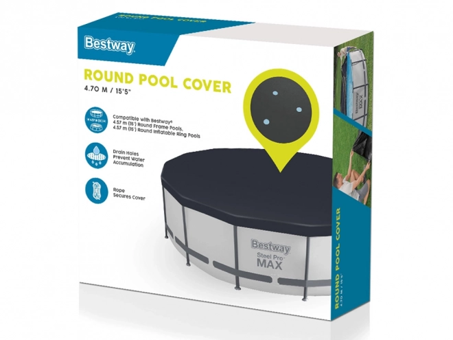 Bâche de couverture Bestway pour piscine 457 cm