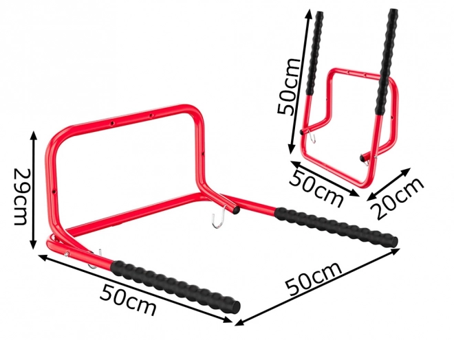 Porte-vélos mural pliable