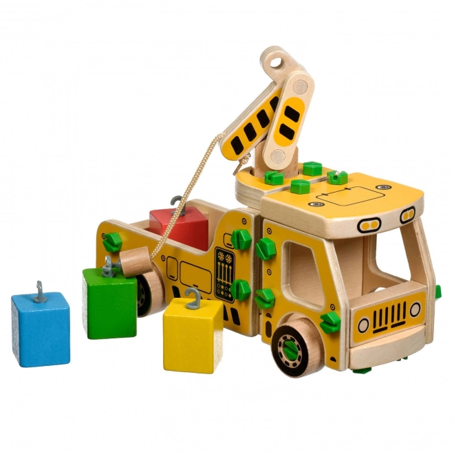 Grue en bois - set de construction Lucy & Leo