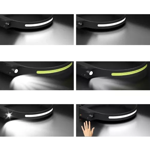 Lampe Frontale LED USB Trizand 21652