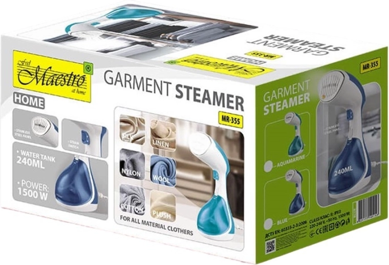 Puissance 1500 W et vapeur 20 g/min pour des résultats rapides