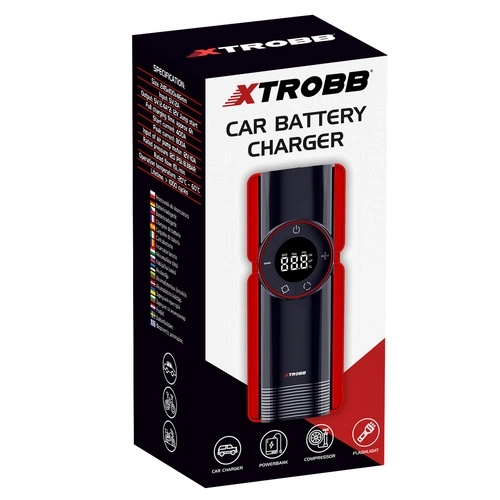 Kit de démarrage 6en1 XTROBB avec powerbank et compresseur