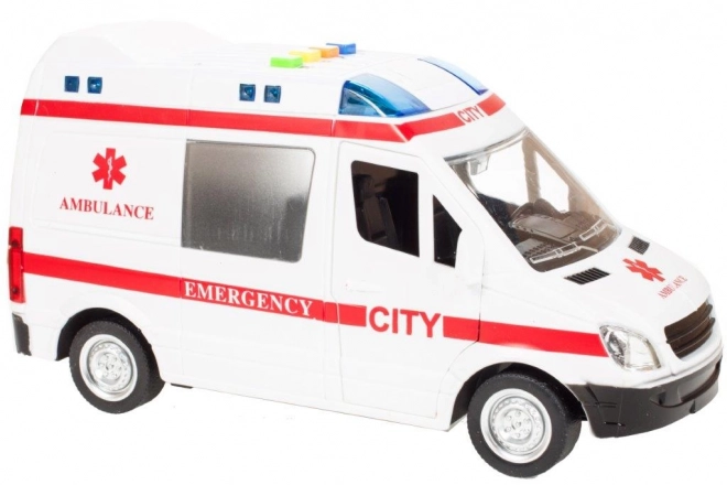 Ambulance avec effets sonores