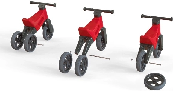 2-en-1 : du tricycle au deux-roues en quelques minutes