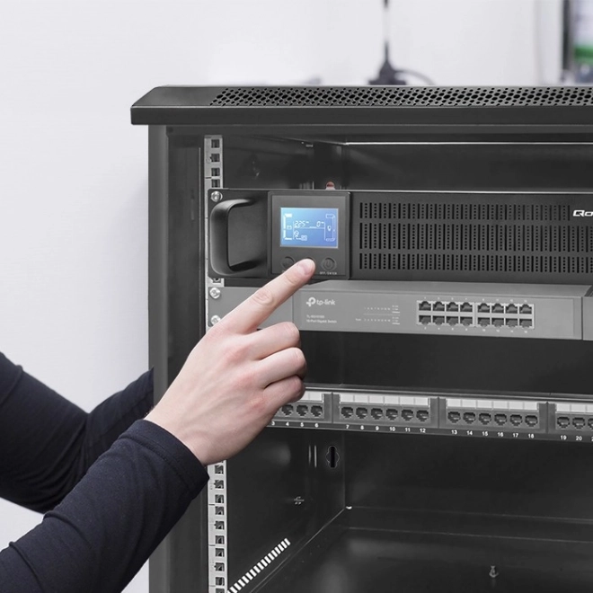 Alimentation de secours UPS RACK 1kVA 800W avec LCD