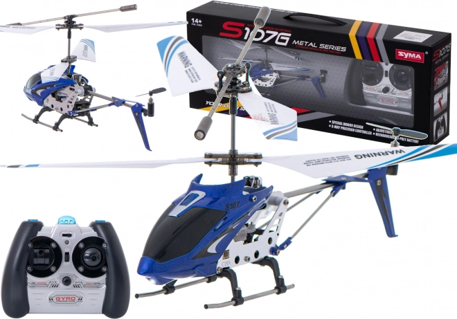 Hélicoptère RC S107G – Bleu