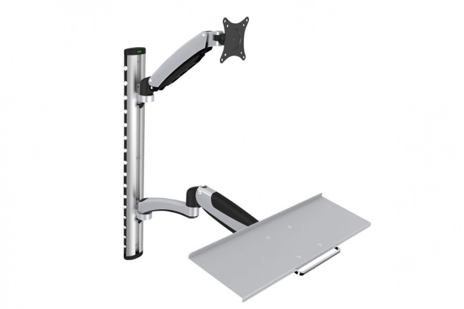 Bras mural pour moniteur et clavier, max. 27", max. 8kg, pivotant à 360°