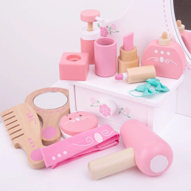 Bigjigs Toys Ensemble de cosmétique en bois