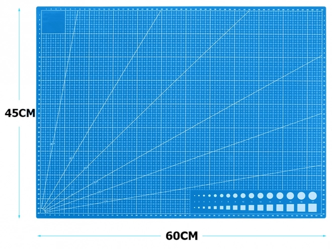 Tapis de découpe auto-régénérant réversible A2