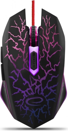 Rétroéclairage LED stylé avec motif éclair