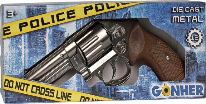 Revolver de police en métal Gonher 12 coups