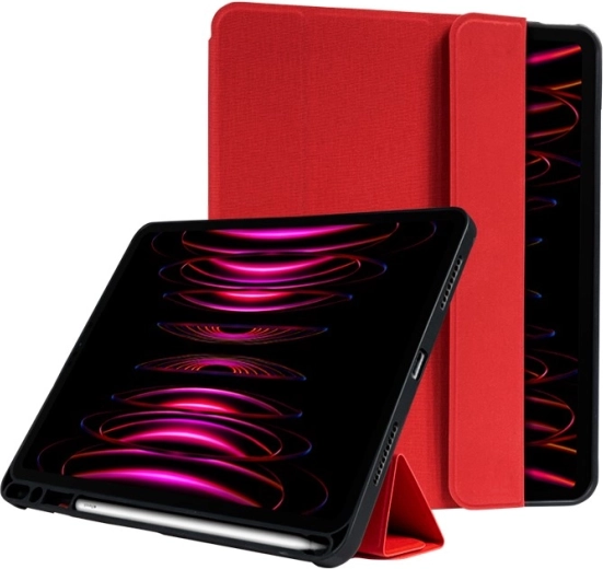 Étui FlexFolio pour iPad Air 11 et iPad Pro 11 avec fonction Apple Pencil – rouge