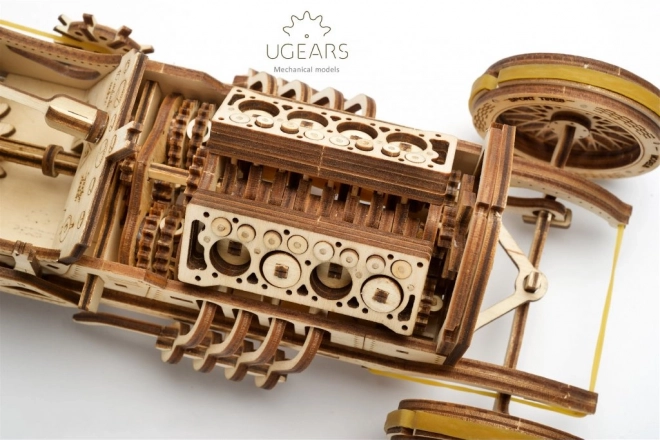 Ugears puzzle 3D - U9 Grand Prix auto 348 pièces