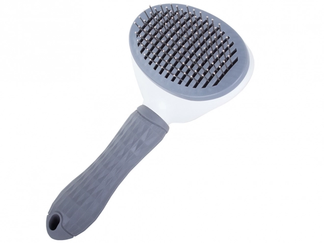 Brosse autonettoyante pour chiens et chats