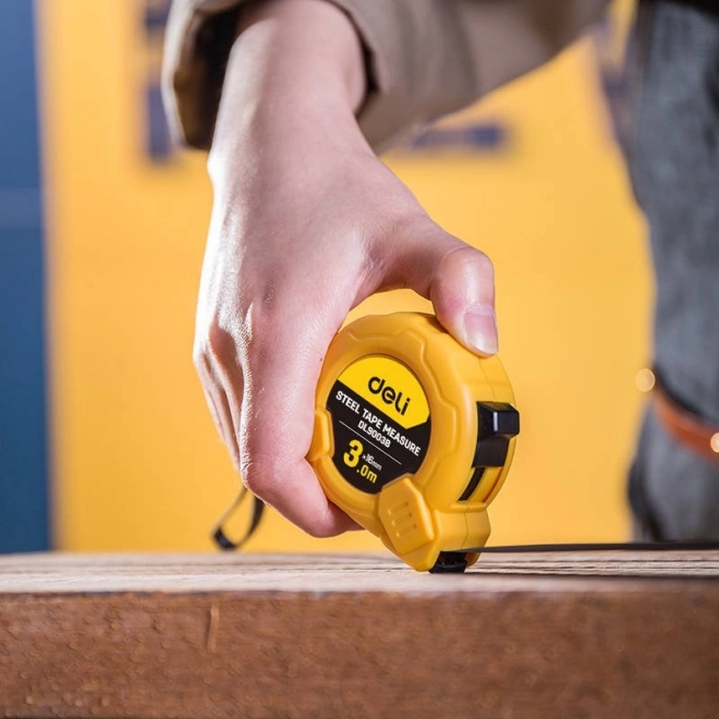 Mètre 3m/16mm Deli Tools EDL9003B (Jaune)