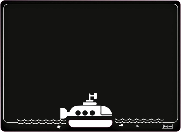 Jeujura tableau double face avec motif sous-marin