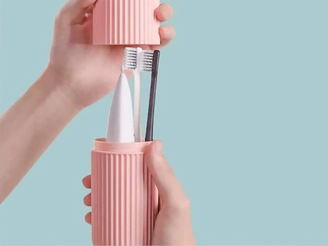 Étui de voyage pour brosse à dents et dentifrice