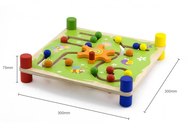 Viga Trop et Suivez Jeu Didactique en Bois Montessori