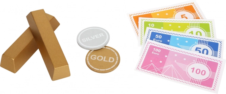 Ensemble de 68 pièces pour jeux financiers